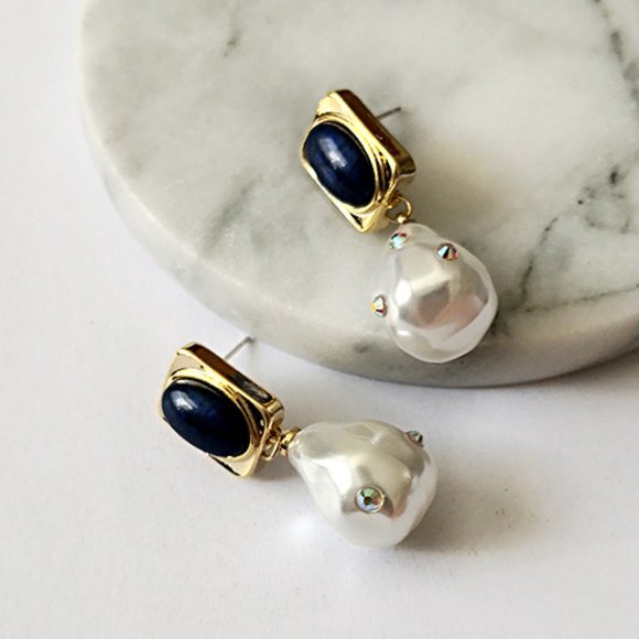 Pearl and diamond temperament earring ZBGJZB00140 - Picture 4 of 5